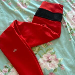 ALO Yoga Vibrant Red Leggings